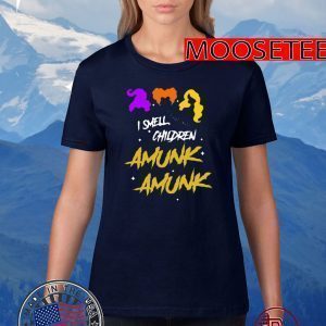 Hocus Pocus I smell children amunk amunk Tee Shirts