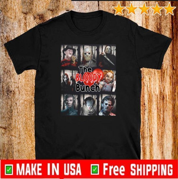 Horror Character the bloody bunch Halloween Shirt