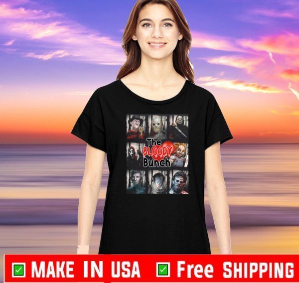 Horror Character the bloody bunch Halloween Shirt