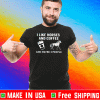 I Like Horses Coffee And Maybe 3 People Tee Shirts