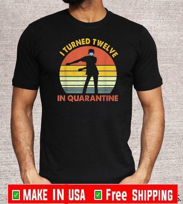 I Turned 12 In Quarantine Vintage 2020 T-Shirt