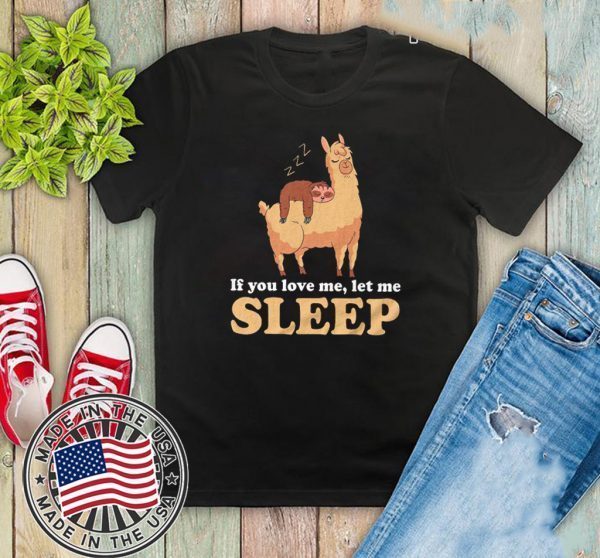 If You Love Me Let Me Sleep 2020 T-Shirt