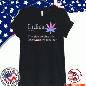 Indica The Glue Holding This 2020 Shitshow Together Tee Shirts