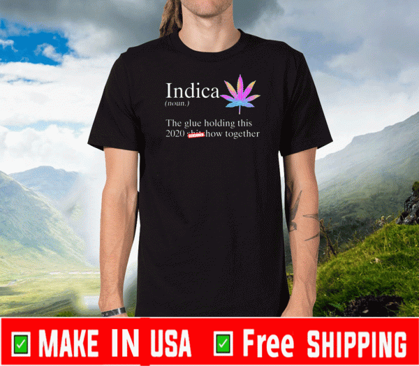 Indica The Glue Holding This 2020 Shitshow Together Tee Shirts