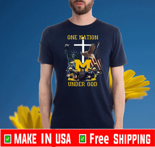 Michigan Wolverines one nation under God Classic T-Shirt