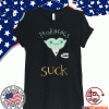 Mornings Suck Dracula Vampire Coffee Shirt