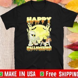 Mummy And Dog Happy Halloweenie 2020 T-Shirt