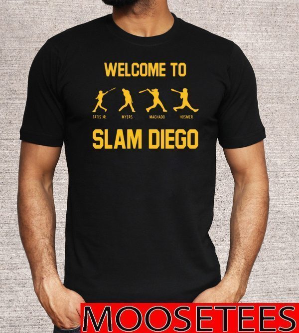 Myers Machado Hosmer Well Come To Slam Diego Tee Shirts