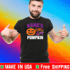 Nana's Little Pumpkin Halloween Cute Kids Pumpkin Tee Shirt
