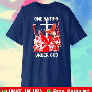 Nebraska Cornhuskers One nation under god Unisex T-Shirt