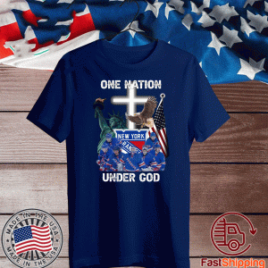 Logo NY - New York Rangers one nation under God shirt