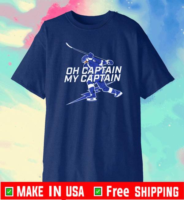 OH CAPTAIN MY CAPTAIN US T-SHIRT