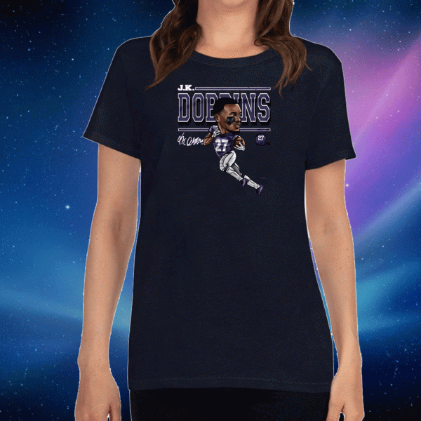 J.K. Dobbins Baltimore Ravens Football T-Shirt