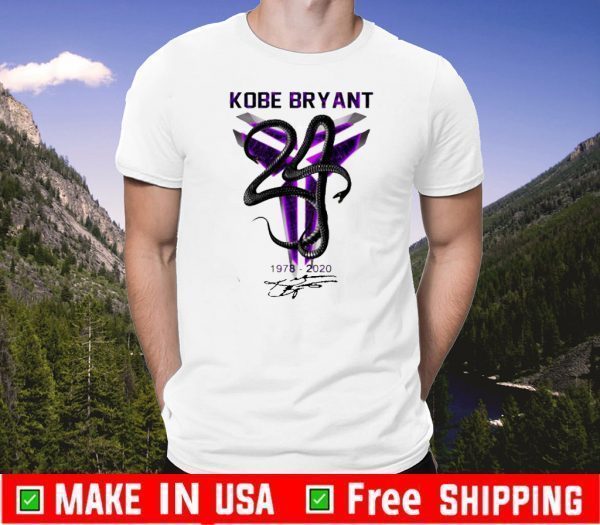 Kobe Bryant 1978 2020 signature For T-Shirt