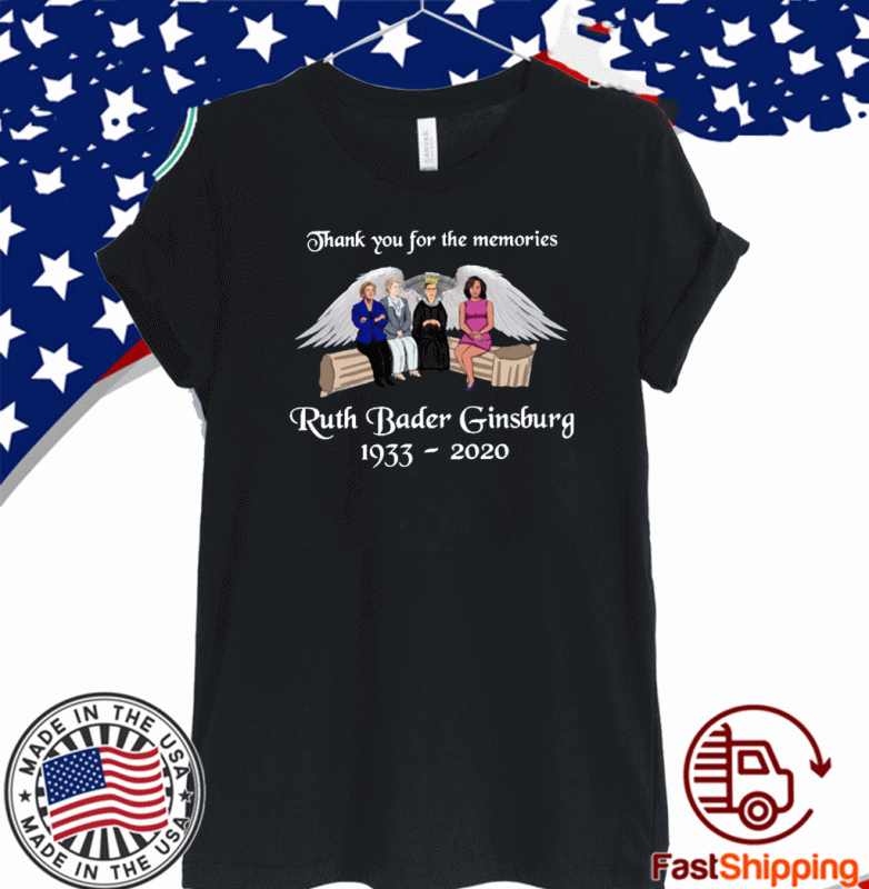 Thank You For The Memories Ruth Bader Ginsburg 1933-2020 For T-Shirt