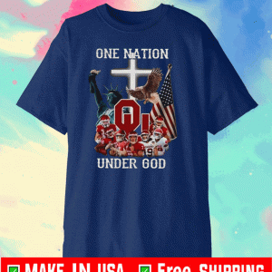 Oklahoma Sooners one nation under god Flag US 2020 T-Shirt