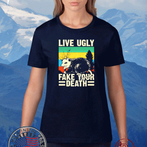 Opossum Live Ugly Fake Your Death Vintage Tee Shirts