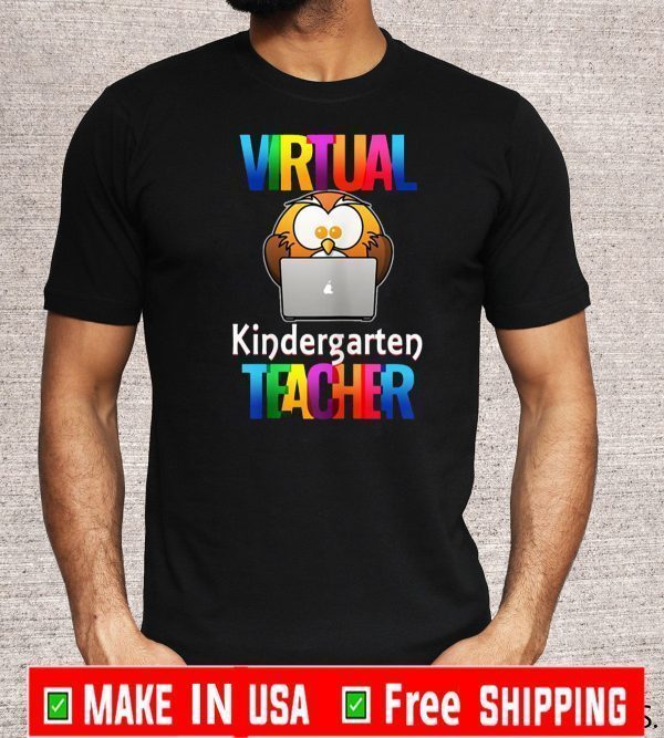 Virtual Kindergarten Teacher Apple T-Shirt