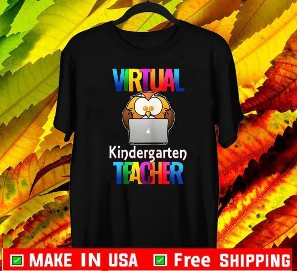 Virtual Kindergarten Teacher Apple T-Shirt