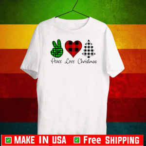 Peace Love Christmas Shirt - Mery Christmas 2020 T-Shirt
