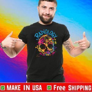 Radiology Color Skull T-Shirt