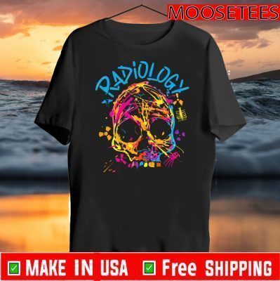 Radiology Color Skull T-Shirt