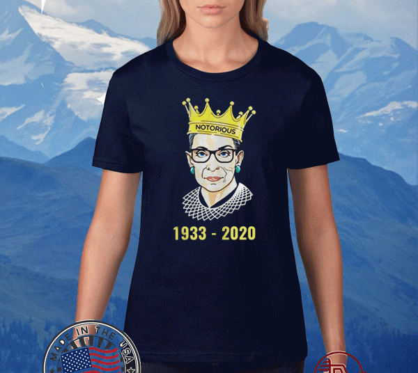 Rbg Rip Ruth Bader Ginsburg 1933-2020 T-Shirt