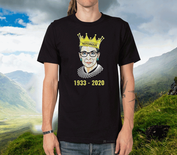 Rbg Rip Ruth Bader Ginsburg 1933-2020 T-Shirt