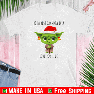 Santa Yoda Best Grandpa Love You I Do Christmas Shirt For Gift Grandpa Shirts