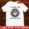 Schnauzer Official Dog Of The Coolest People On The Planet Vintage 2020 T-Shirt