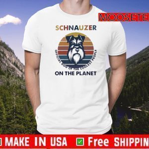 Schnauzer Official Dog Of The Coolest People On The Planet Vintage 2020 T-Shirt