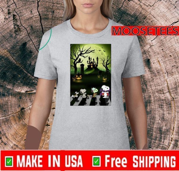 Snoopy Abbey Road Halloween Tee Shirts