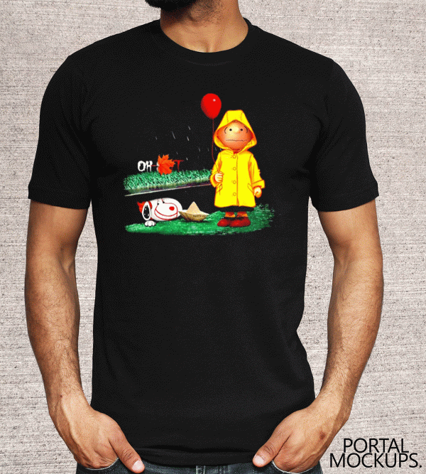 Buy Snoopy And Charlie Brown Pennywise It T-Shirt