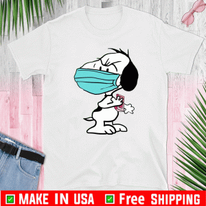 Snoopy Face Mask Quarantined Shirt