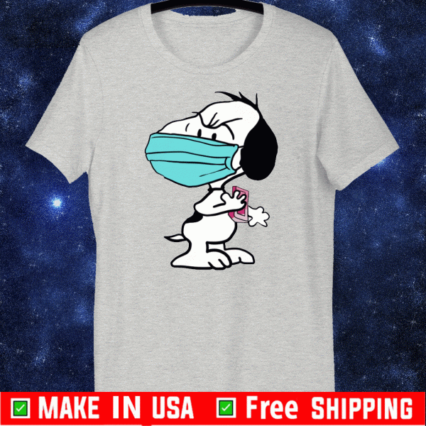 Snoopy Face Mask Quarantined Shirt