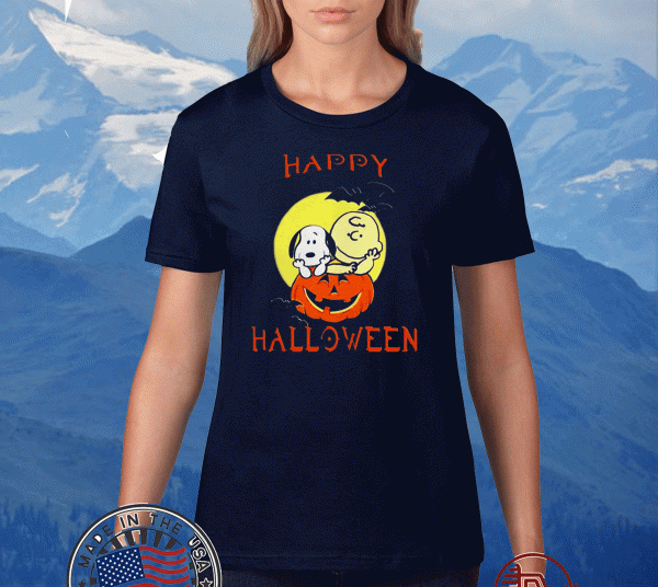 Snoopy and Charlie Happy Halloween 2020 T-Shirt