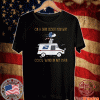 Snoopy on car on a dark desert highway cool wind in my hair 2020 T-Shirt