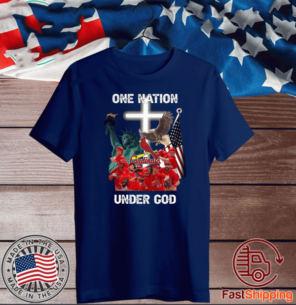 St. Louis Cardinals one nation under God Tee Shirts