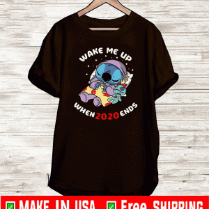 Stitch Wake Me Up When 2020 Ends Tee Shirts