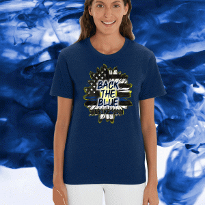 Sunflower Trump 2020 Back The Blue Shirt