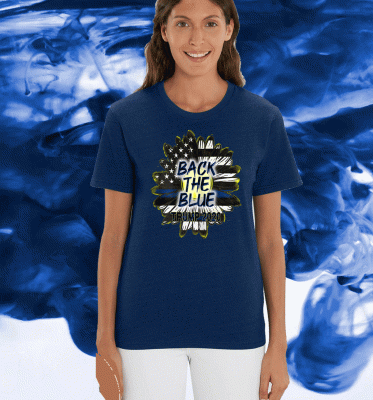 Sunflower Trump 2020 Back The Blue Shirt