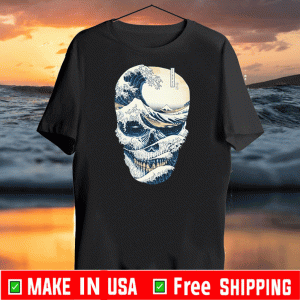 THE GREAT WAVE OF SKULL 2020 T-SHIRT