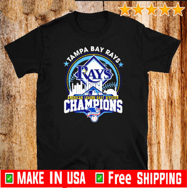 Tampa Bay Rays American league east division Champion Tee Shirts