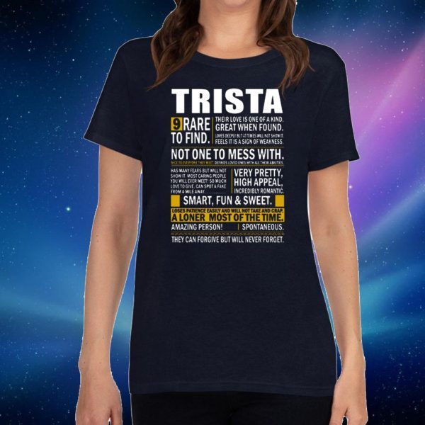 Trista Name Tee Shirts Funny Trista Name Special 2020 T-Shirt