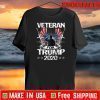 Veterans For Trump 2020 Gifts Military Republican Supporters US Flag T-Shirt