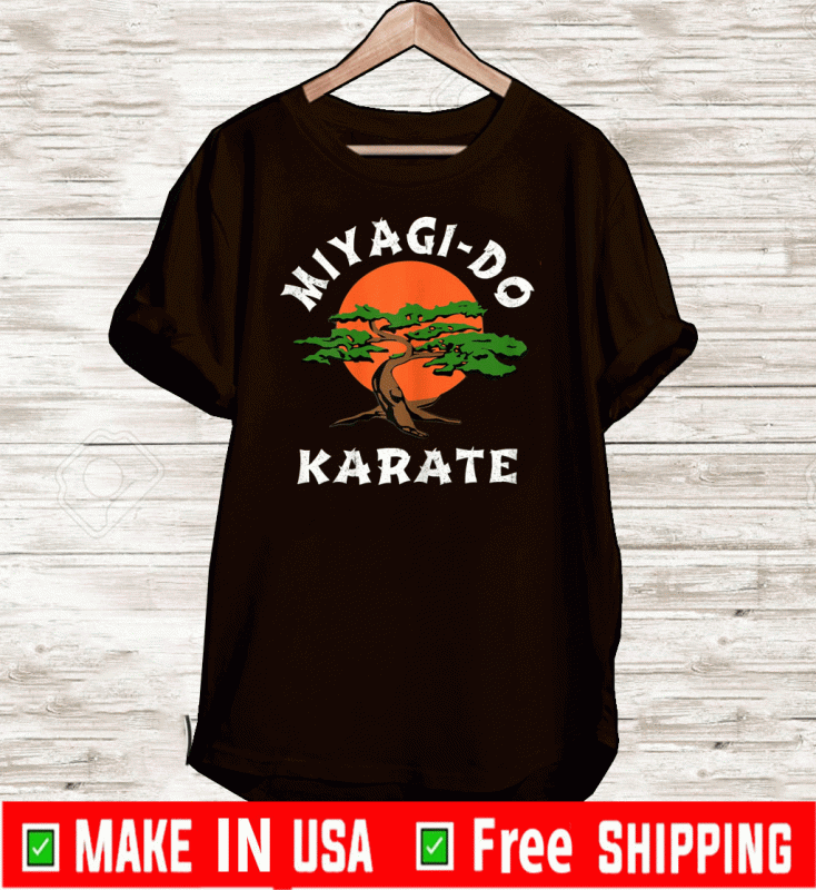 Vintage Miyagi-Do T-Shirt Karate Bonsai Tree T-Shirt