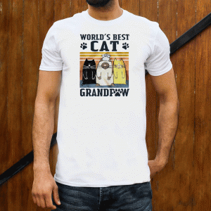 World’s best cat grandpaw Vintage T-Shirt