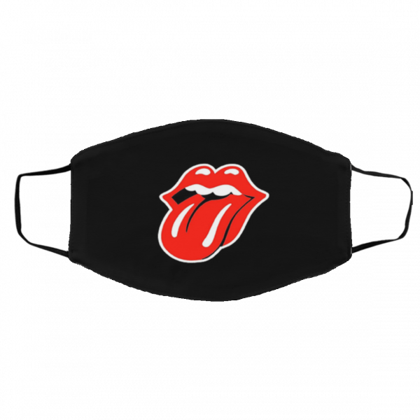 Rolling Stones Tongue Face Mask