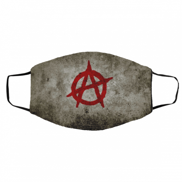 Anarchy Symbol Face Masks