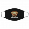 Love Baby Yoda Hug Harley Davidson Face Masks
